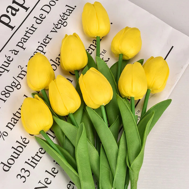 3/5/10/20Pcs Tulips Artificial Flowers Real Touch Flower Bouquet Tulips Fake Flo