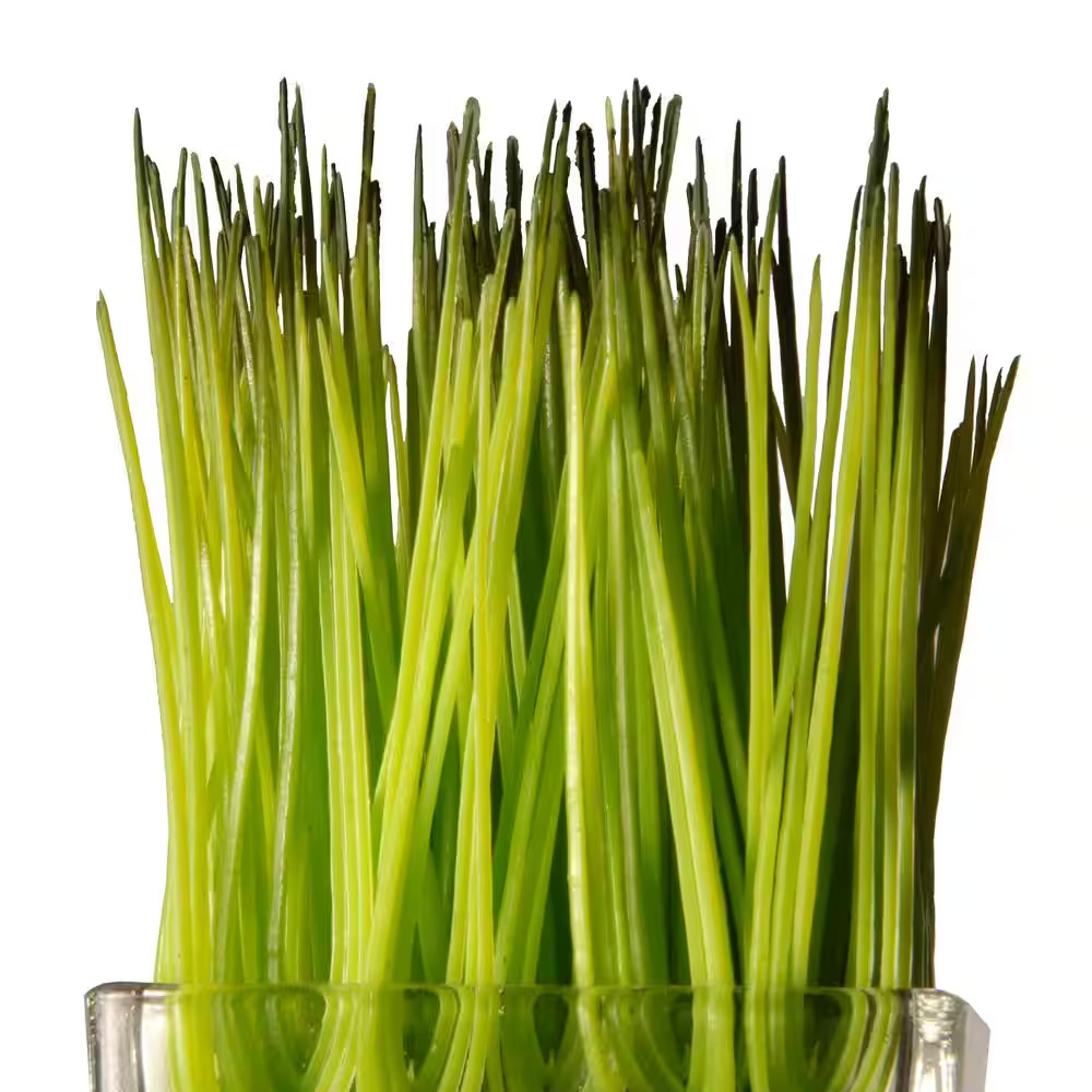 Artificial Assortment-Square Glass Pot Printed Forever, the Love and Families