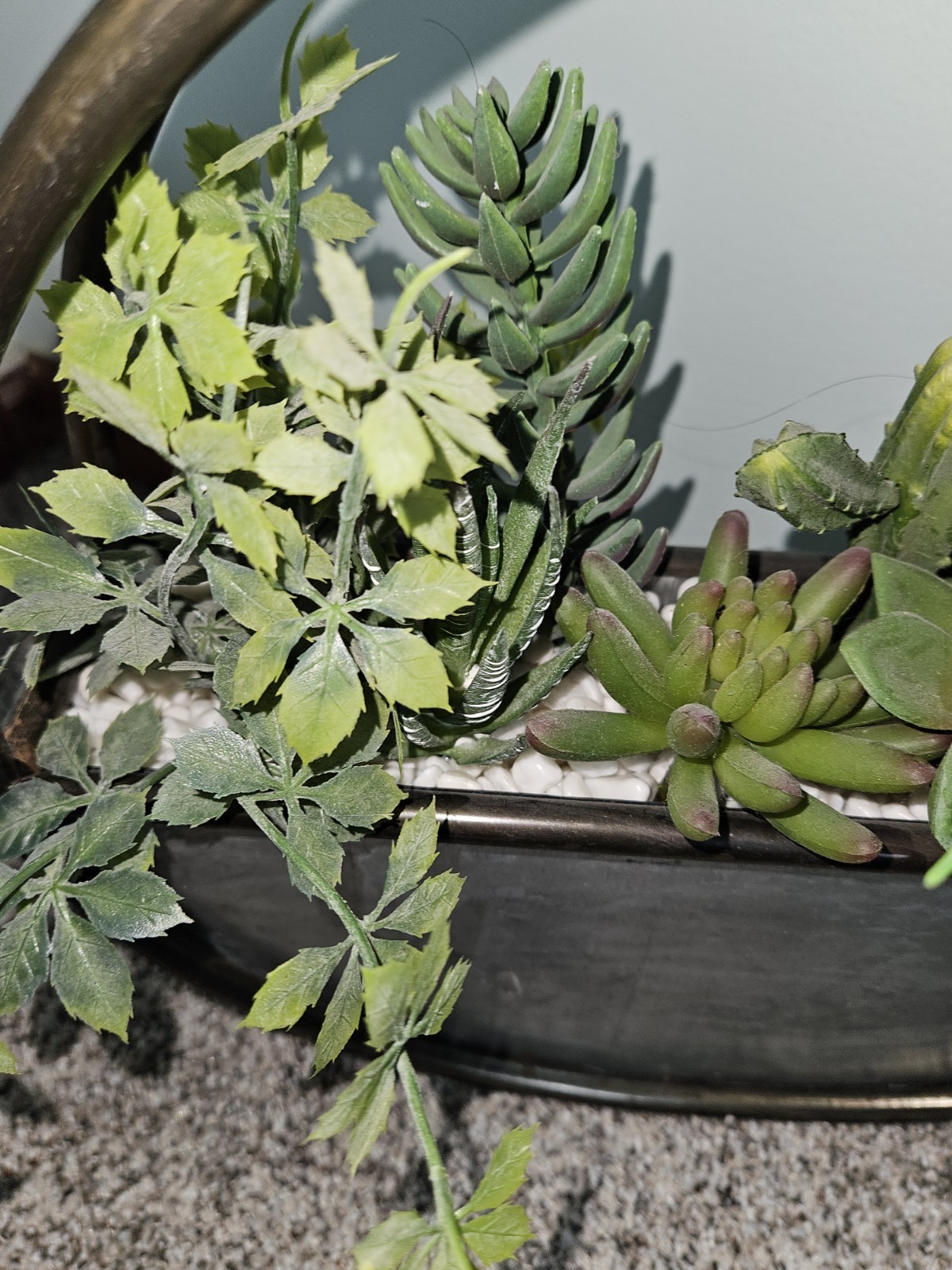 14 X 14 X 4 Tin Metal Succulent Farm Decor Wall Decor Table Top Pre-owned