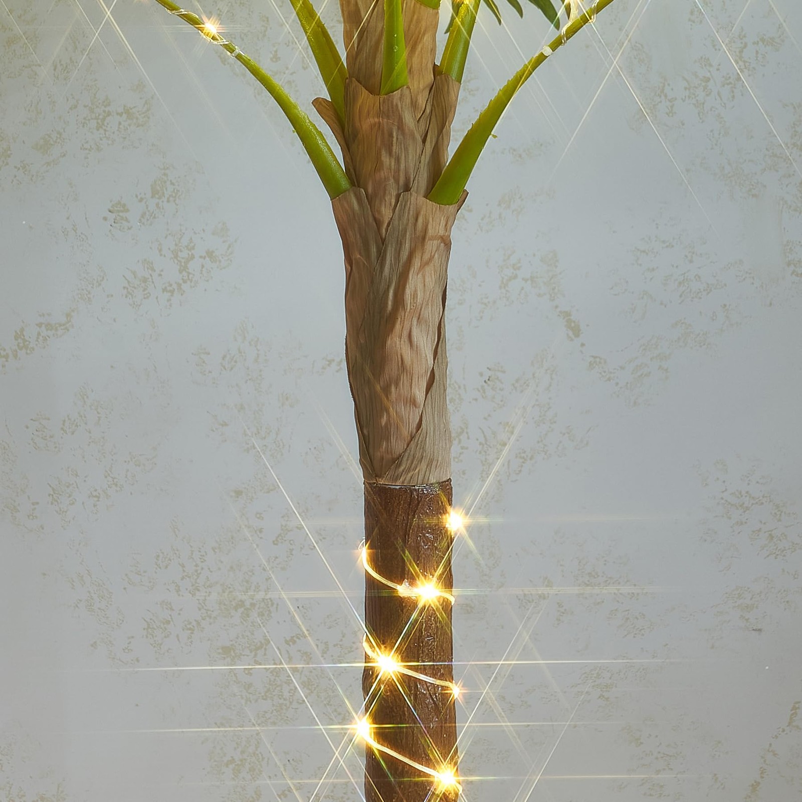 Artificial Palm Tree with Lights 6FT 220 LED Fairy Lights, Lighted Palm Tree …
