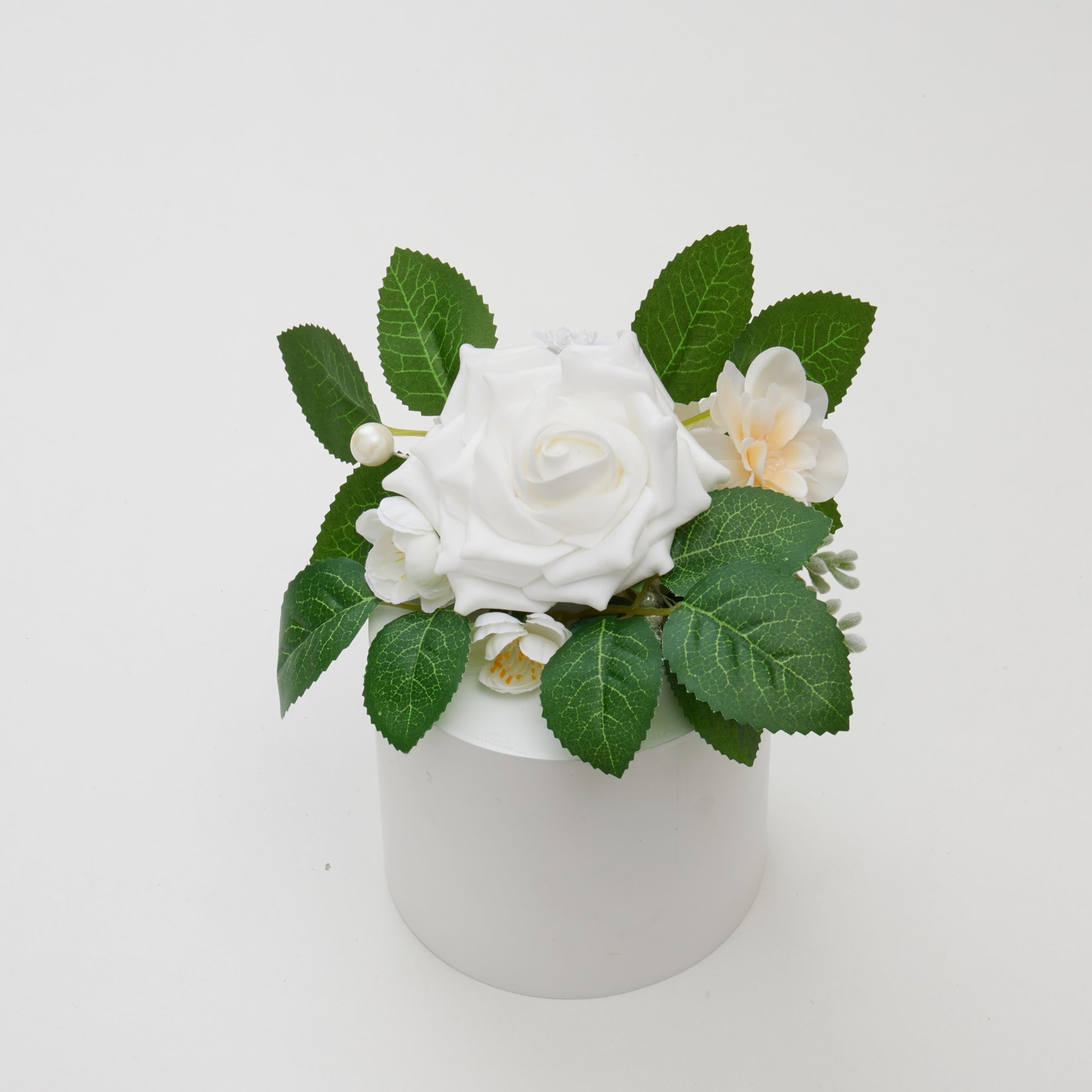 100 Pcs Artificial Green Leaves Rose Leaves DecorationBridal Wreath DecorWedd…