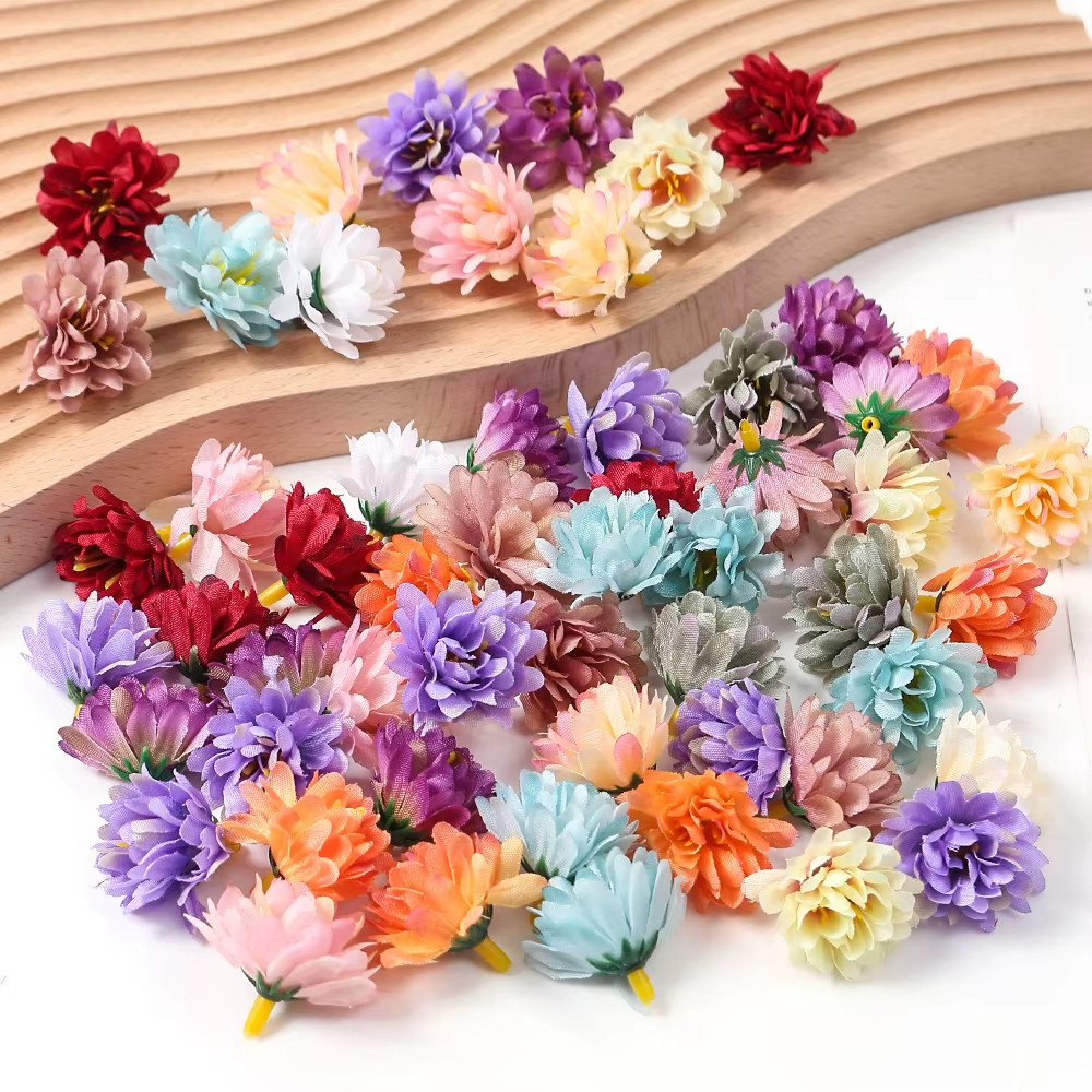 10/20/50pcs Artificial Rose Mini Silk Flower Heads Flower Home / Hotel Decor NEW