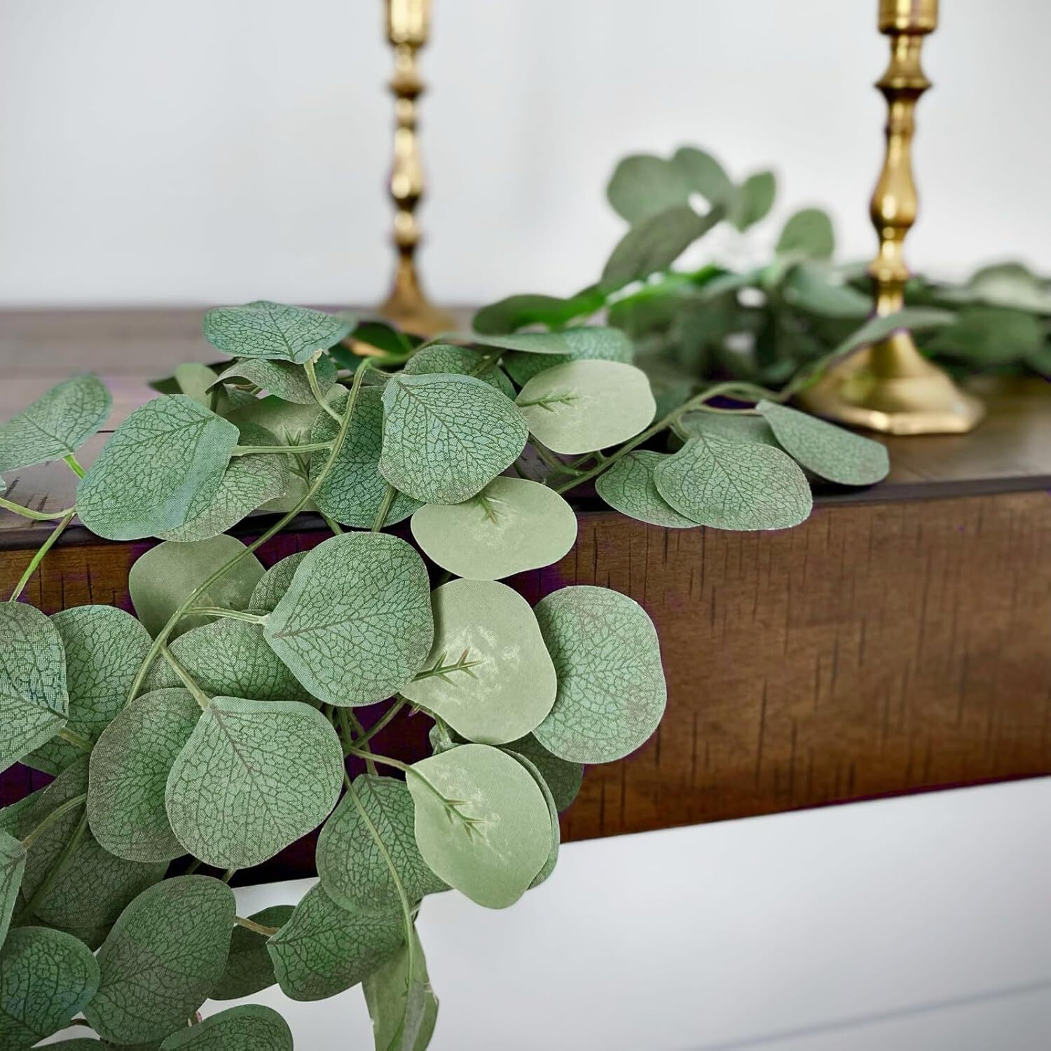 8Pcs Eucalyptus Eucalyptus Leaves Table Greenery Garland