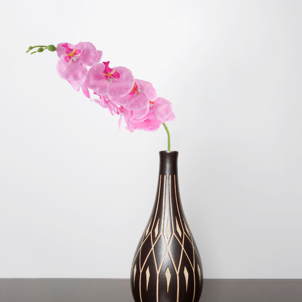 Artificial Plants Flower Arrangements Orchid Faux Stem Touch