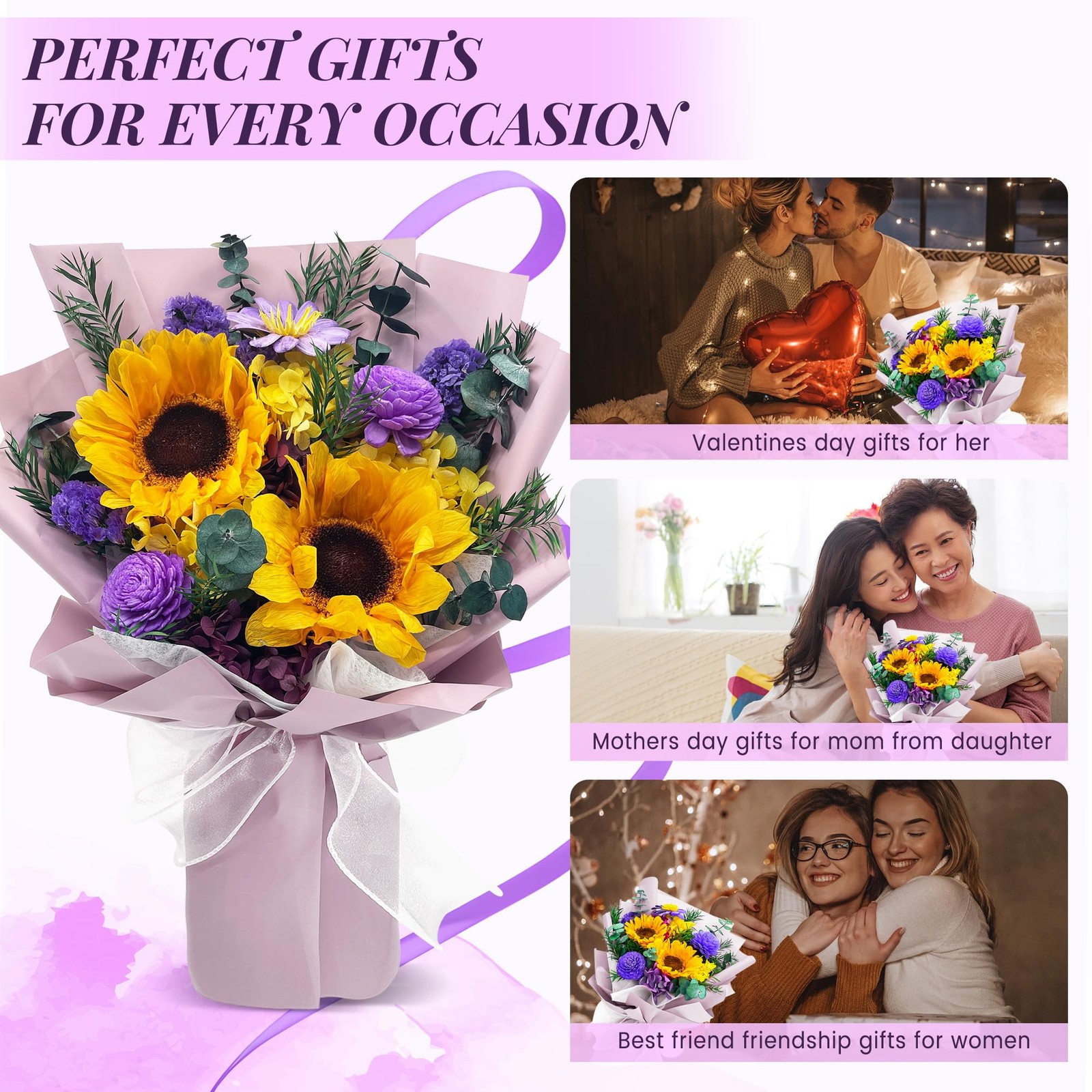 Flowers for Delivery Tomorrow, Preserved Flower Bouquet with , Dried Flowers …