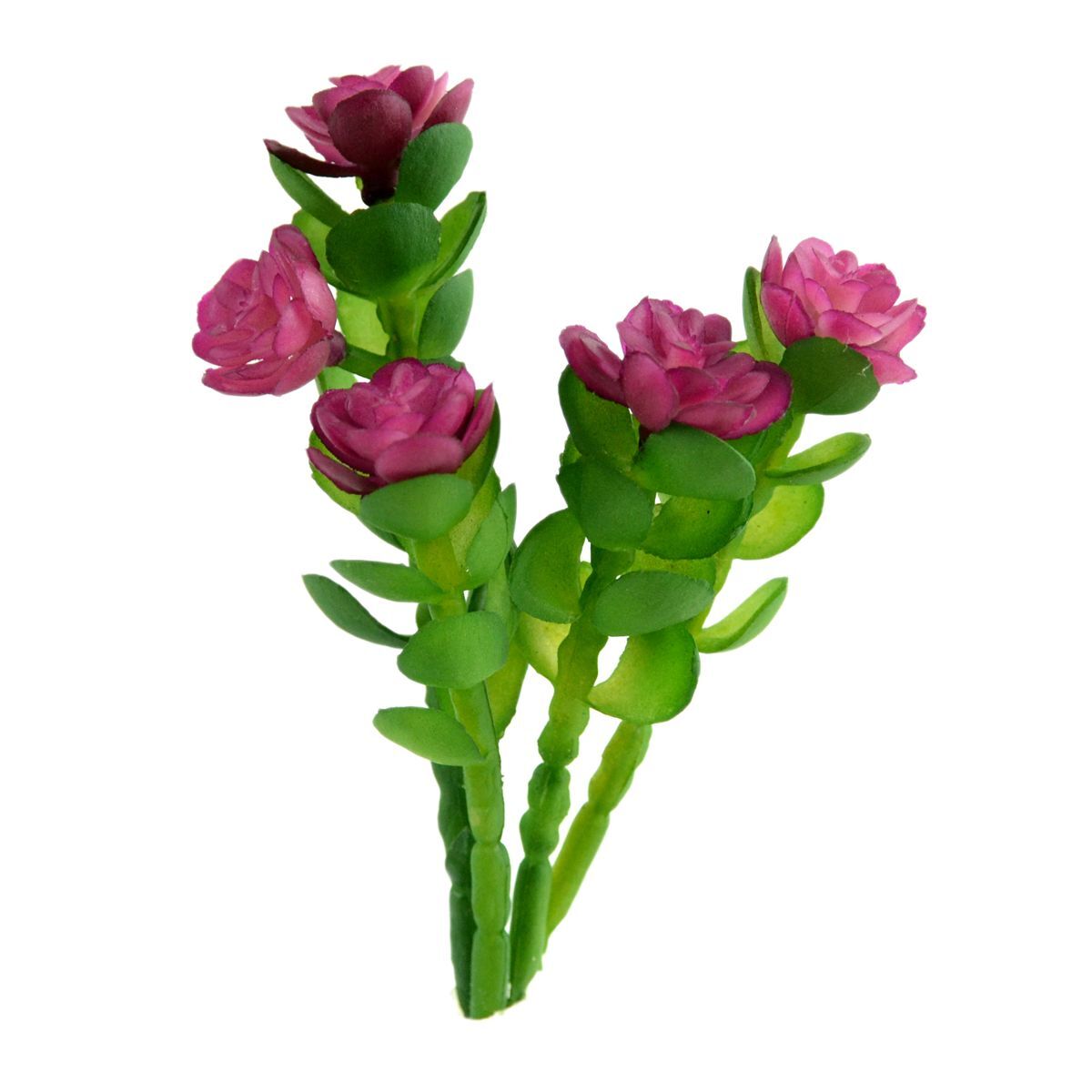 Miniature Fairy Garden 6.25″ Magenta Plastic Succulent Pick – Buy 3 Save $5