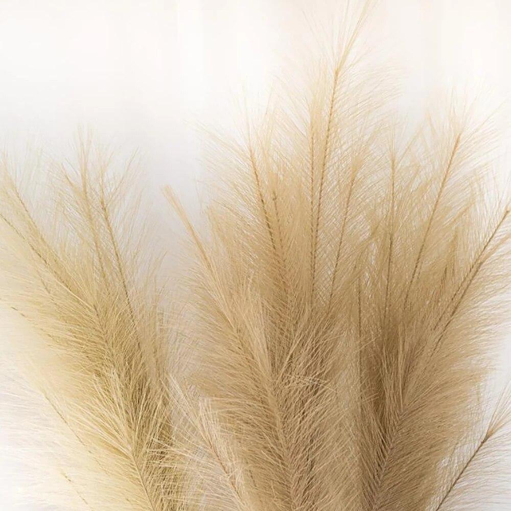 Faux Pampas Grass Decor Plume Grass Artificial Phragmites Vase Decoration 1pcs
