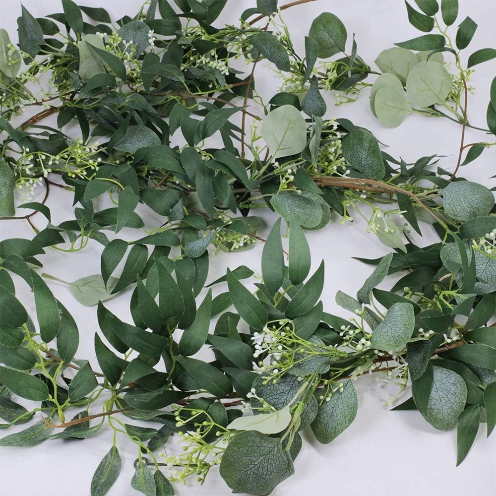 Artificial Eucalyptus & Willow Twigs Bundle