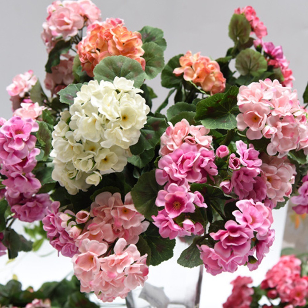 36cm Artificial Fake Flowers Bunch Bouquet Home Wedding Party Garden Decor