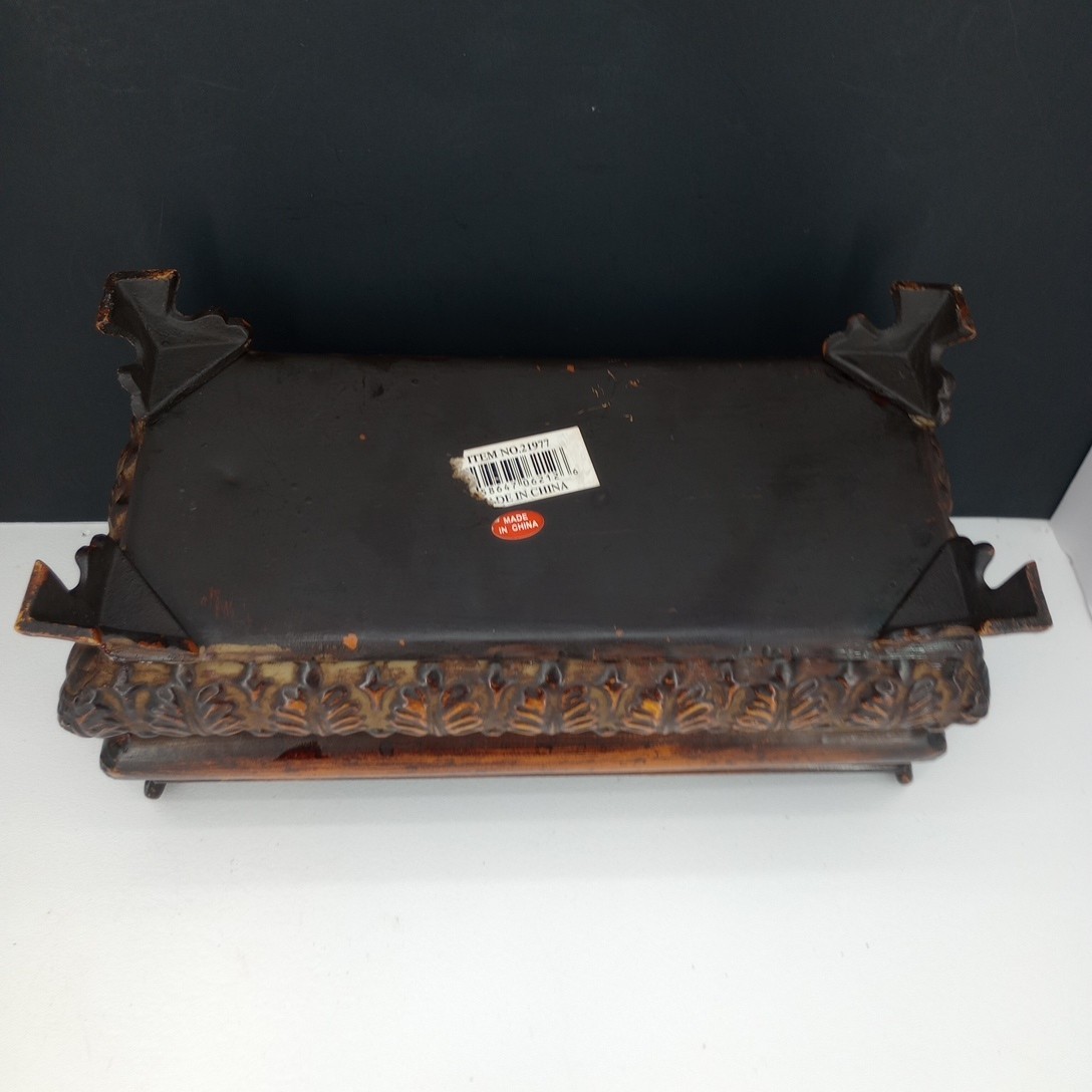 Metal Decorative Centerpiece Antiqued Finish SEE DETAILS