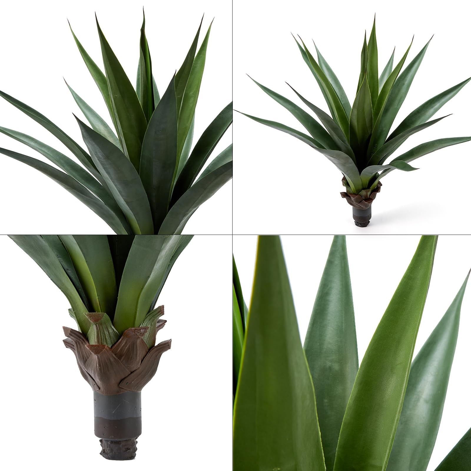 33 Inch Large Unpotted Artificial Agave Plant
