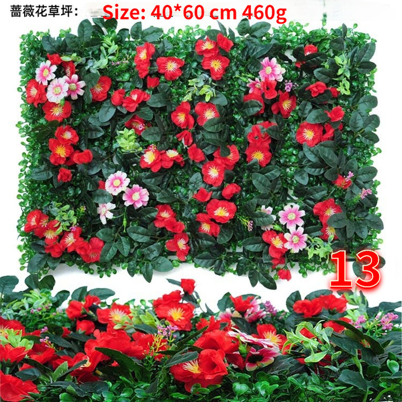 1x Artificial Flower Plant Lawn Grass Carpet Turf DIY Wall Backdrop Landscaping