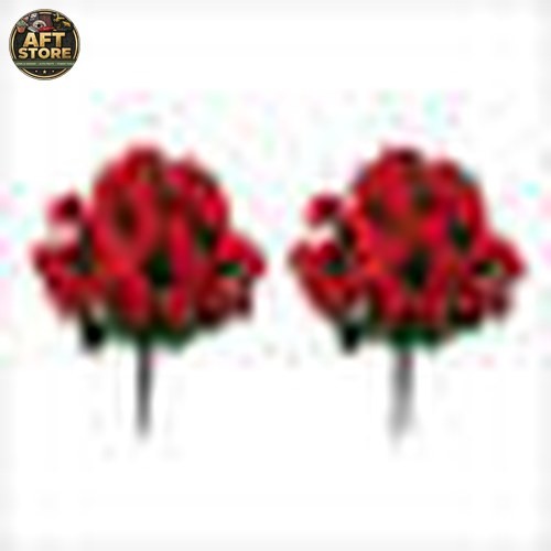 Primrue Set of 2 Artificial Silk Flowers with Pickets