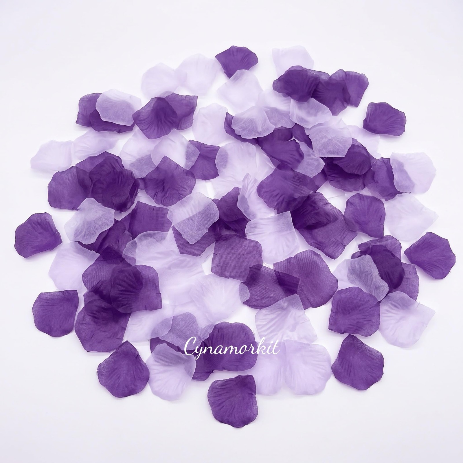 Black Fake Rose Petals Hotel Valentine Party Decoration 1000 PCS