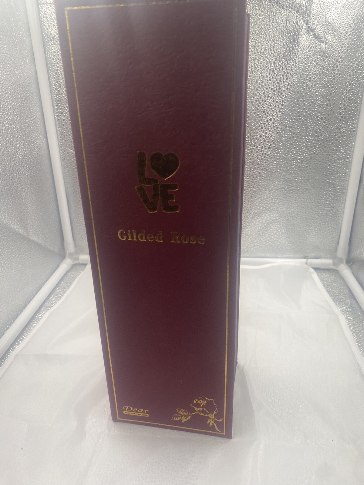 Love Gilded Rose Gift Gold Tips Love GMA t 24 K Gold Rose