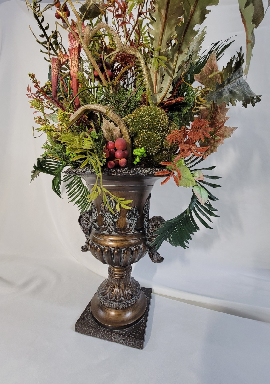 Faux Botanical Arrangement and Centerpiece