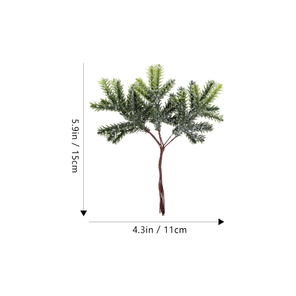 2Pcs Simulated Pine Branches Assorted Color For Christmas And Home Decoration