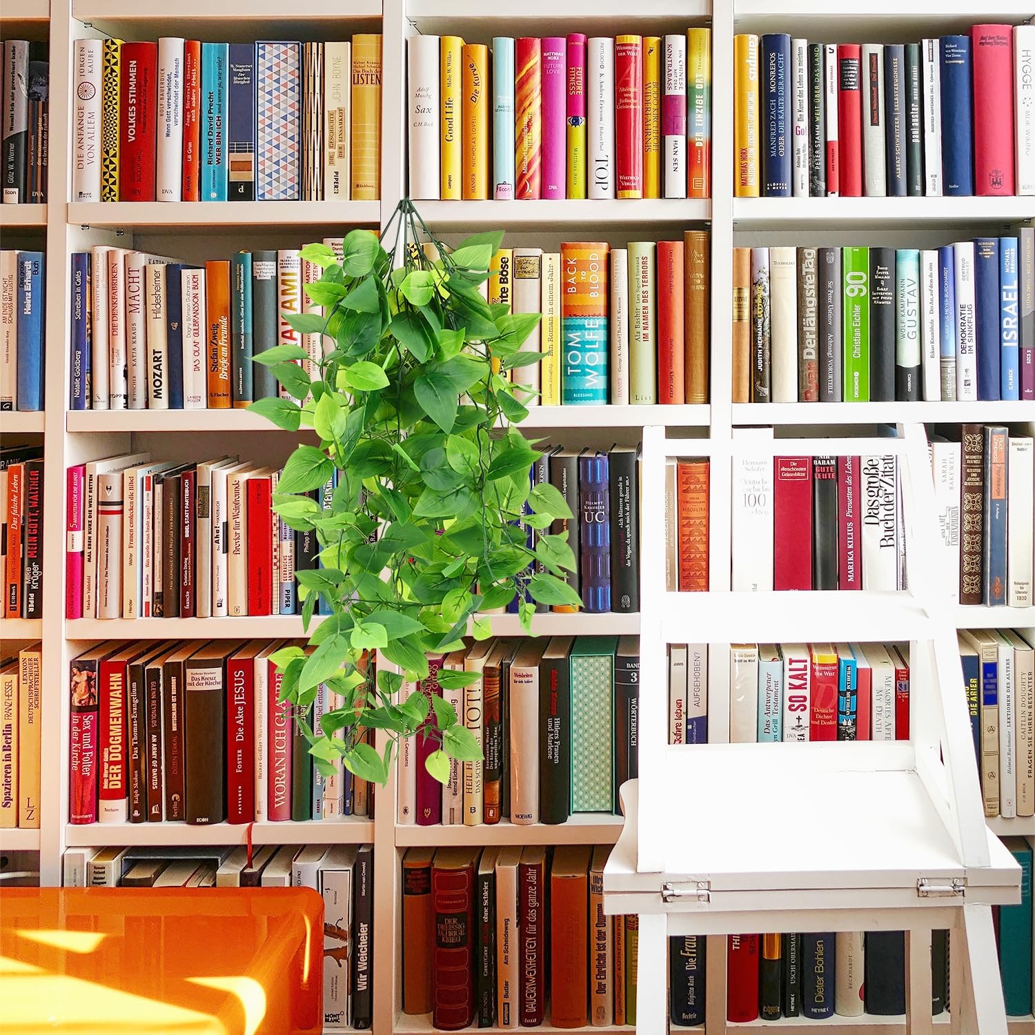 2 Pcs Fake Hanging Plants Vines for Room Decor, 3.6 ft Artificial Ivy Greener…
