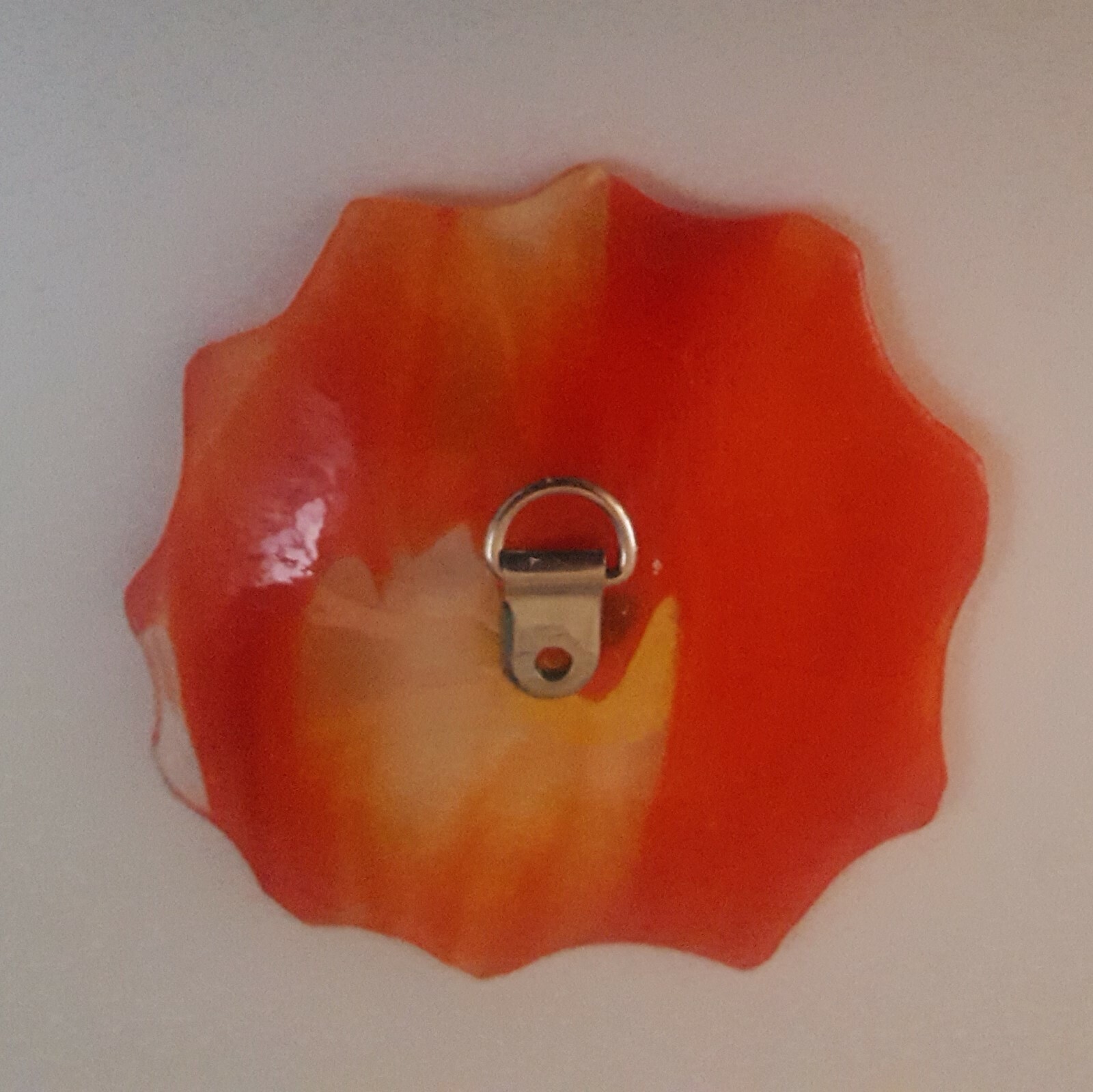 3 3/4″ Forever Flowers with Hangers – Handcrafted with Fused Glass