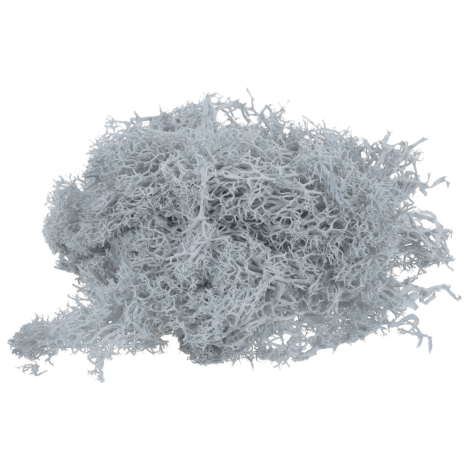 3.5 OZ Fake Moss Decorative Artificial Moss for Potted Plants Crafts Light Gray