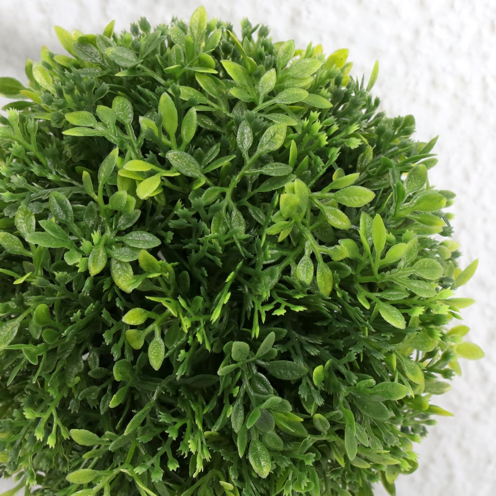 10.8 Inch Artificial Topiary Potted Boxwood Plant Fake Ball Tree Home Ornament