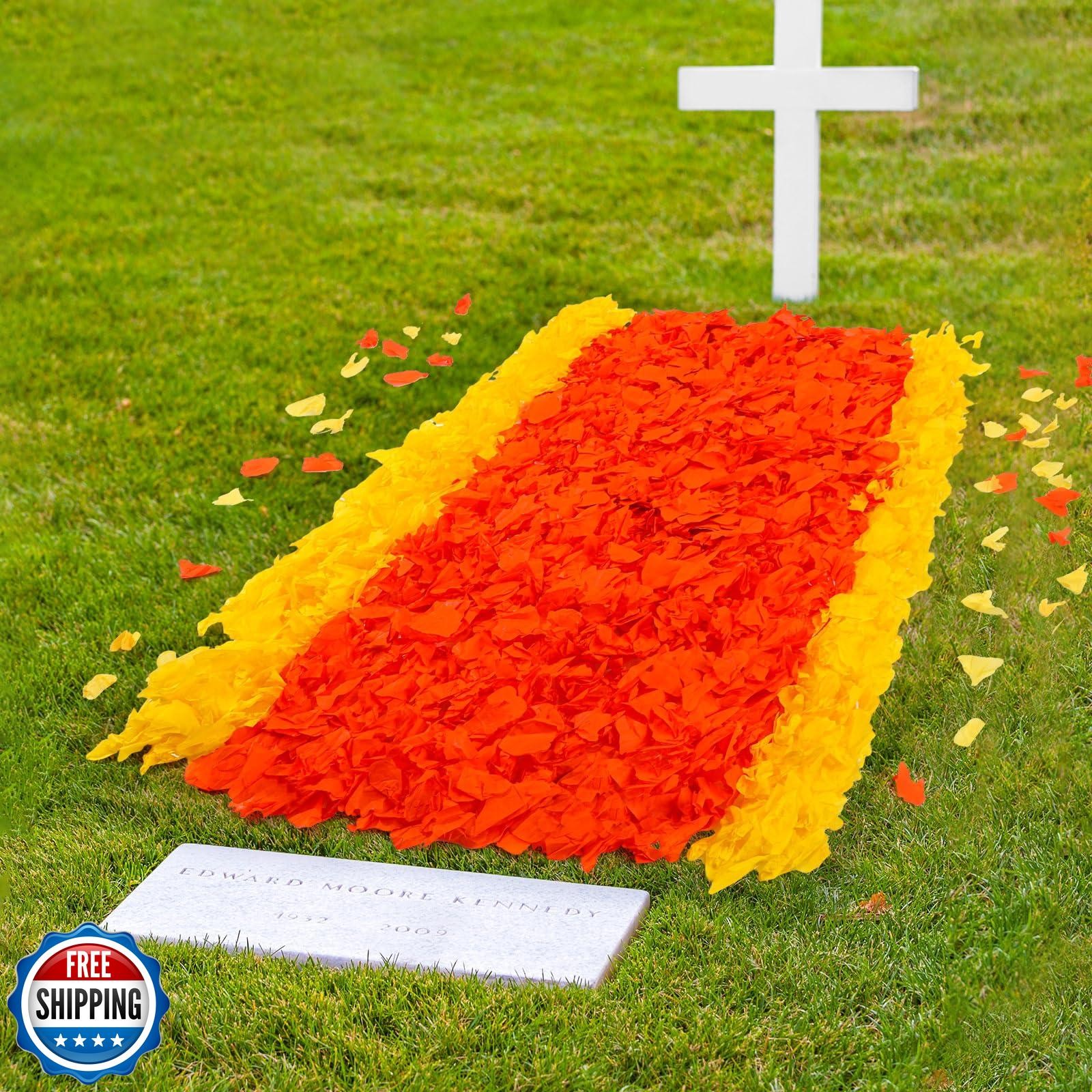 Gersoniel 14, 000pcs Marigold Paper Flower Petals Mexican Marigold Decor for