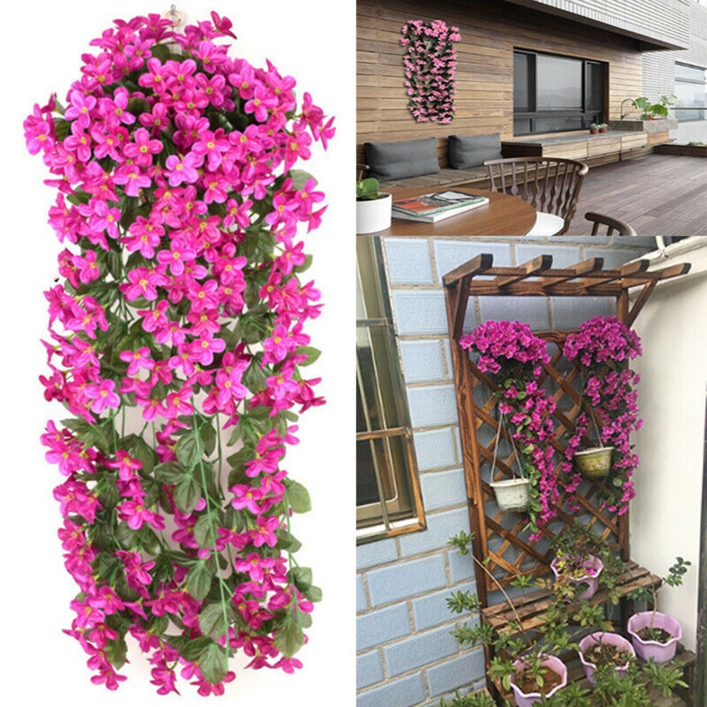 Wedding Artifical Flowers Vine Hanging Plant Party Decor Artifical Set