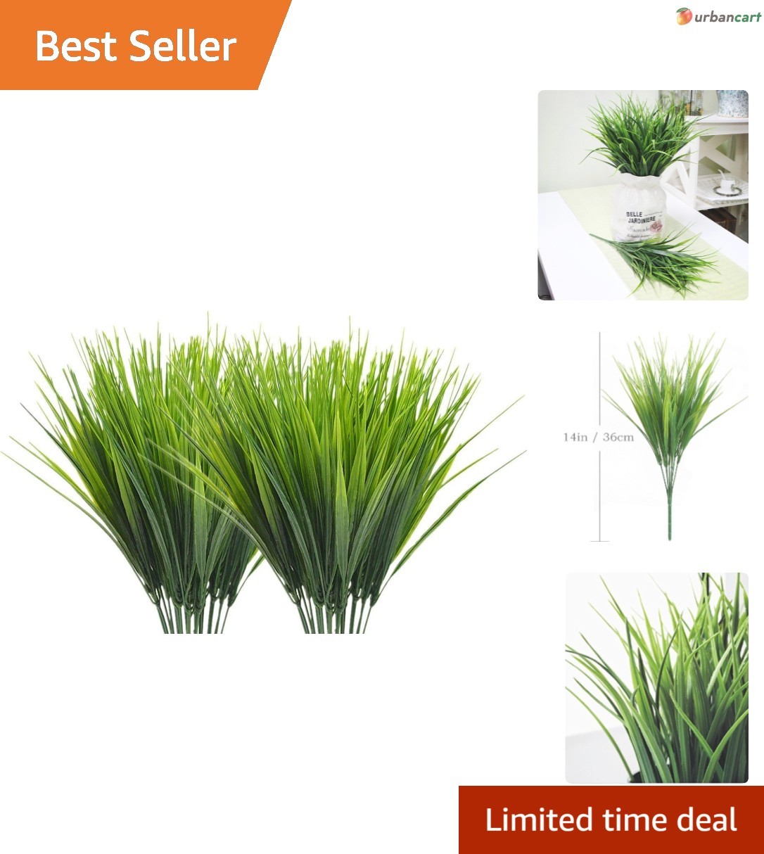Fake Wheat Grass Decor – Eco-Friendly Artificial Plant Arrangements for Indoo…