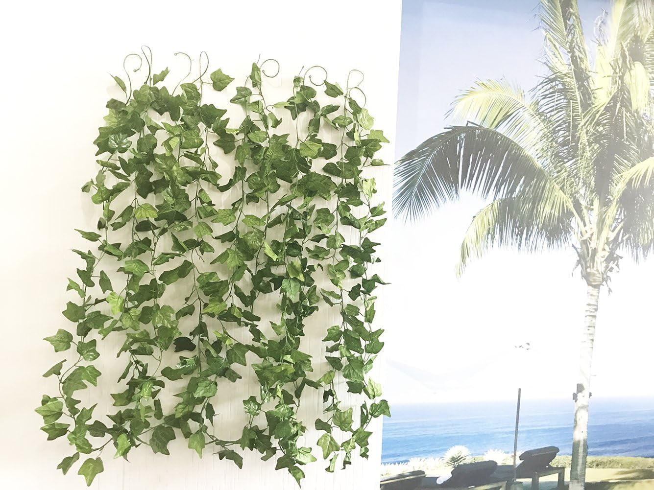 40 Ft Artificial Ivy Silk Vines Fake Hanging Plants High Simulation Garlands Gre