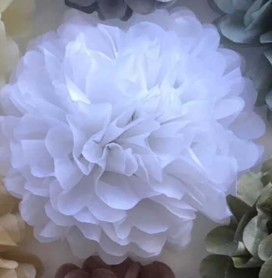 5cm 10cm 15cm 20cm Wedding Decorative Home Decor Tissue Birthday Decoration Flow