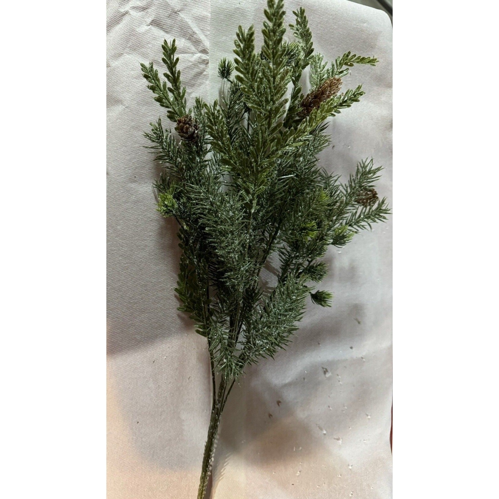 Christmas Holiday Faux Flowers Variety Berries Pinecones Some NWT Arrangement