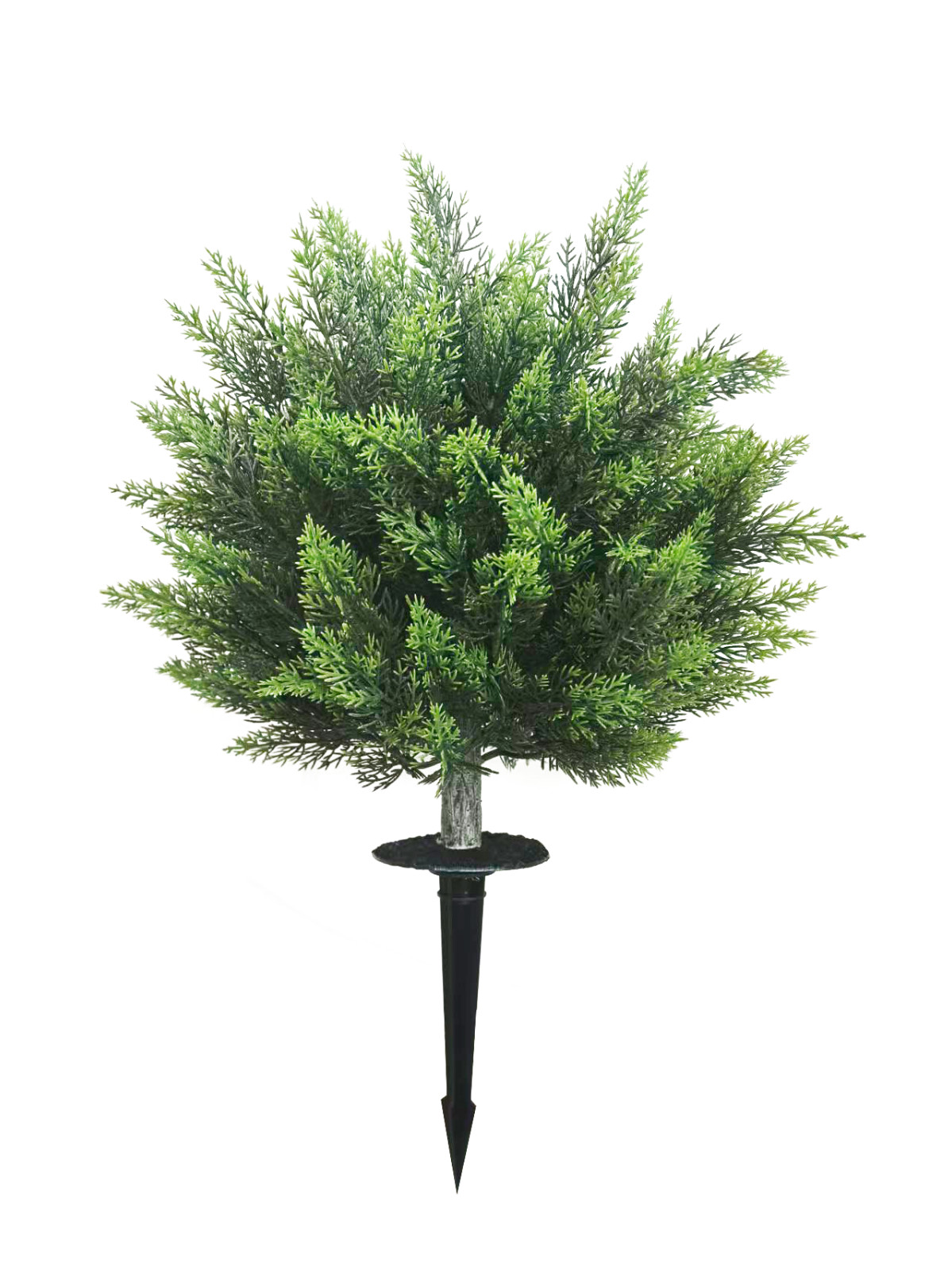 2PCS Artificial Cypress Tree Outdoor Fake Cedar Plants UV Resistant Garden Deco