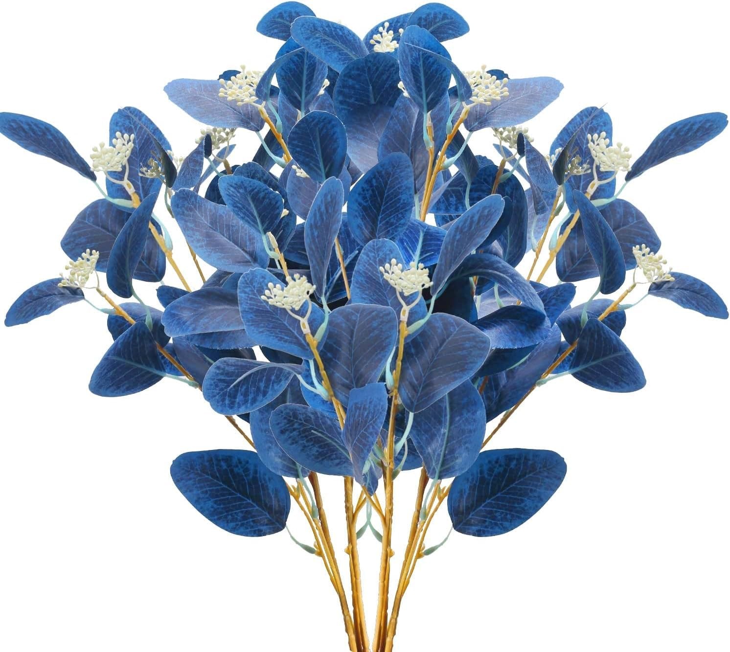 Artificial Eucalyptus Leaf Spray Greenery Vase Flower Arrangement Decoration