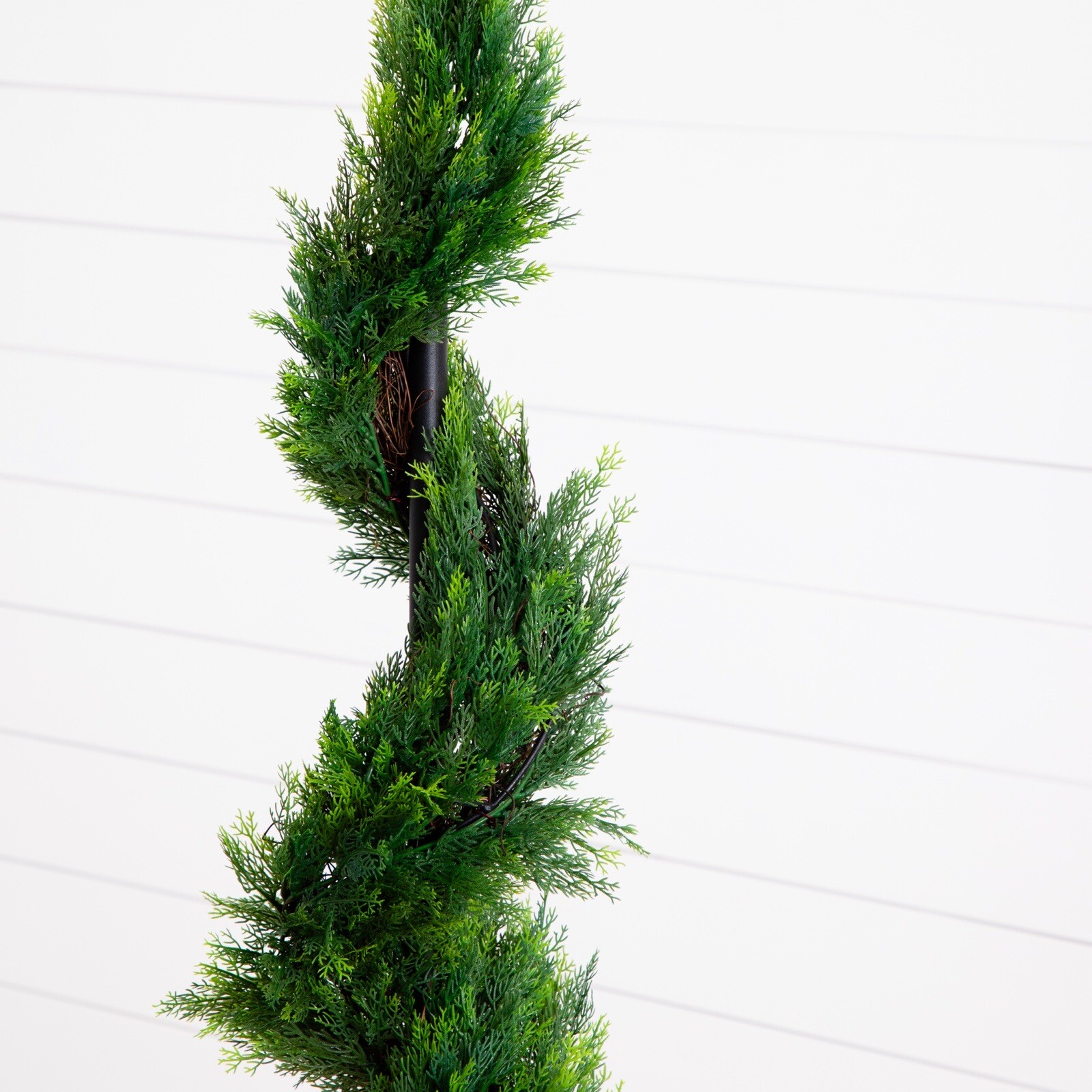 5’ Topiary Cedar Cypress Spiral Artificial Tree in Pole UV Resistant Retail $226
