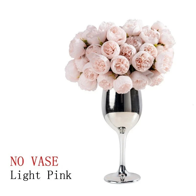 Letjolt Ranunculus Artificial Flower Light Champagne Silk Flowers Champagne 14