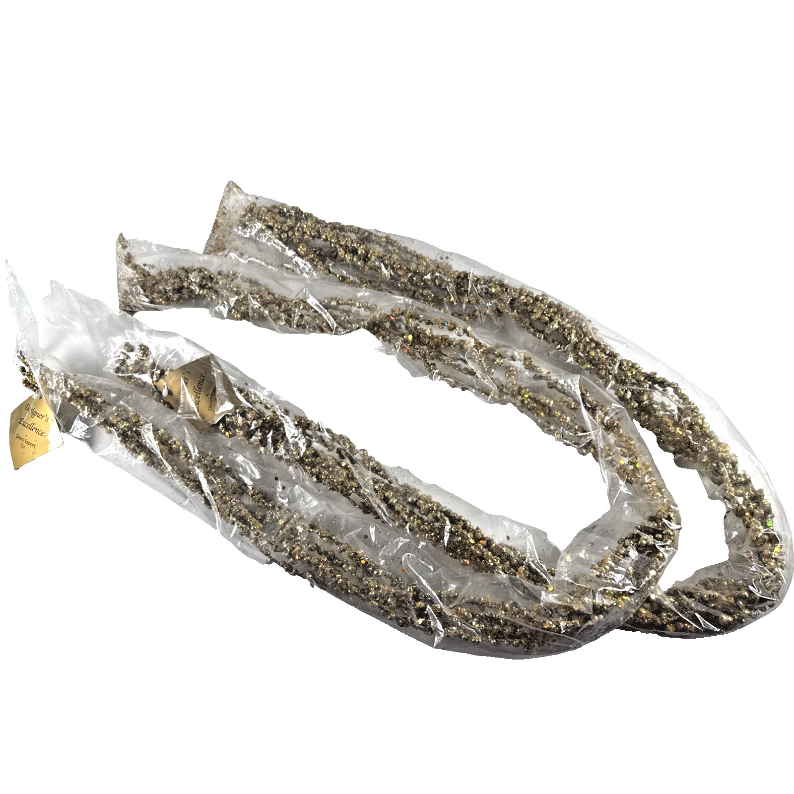NOS DIRECT EXPORT CO. 2x Gold Twig Branch Gold Berries Pick 46” Long