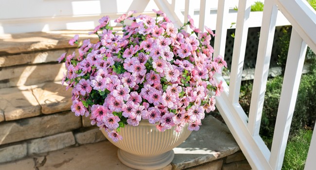 Artificial Flowers for Outdoor Indoor Garden Home Decoration, Faux Flower Daisy