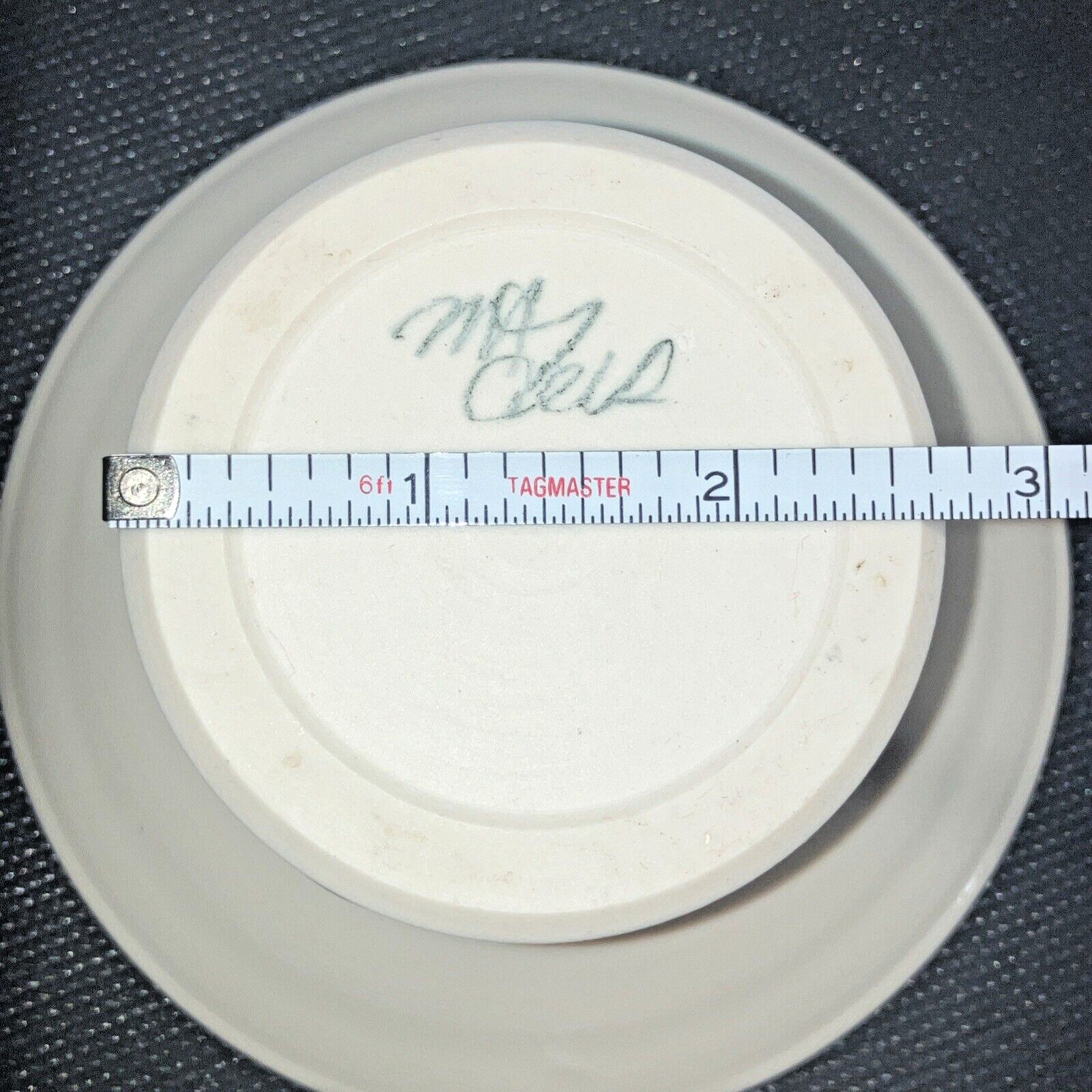 Vintage Flower Holder Porcelain metal