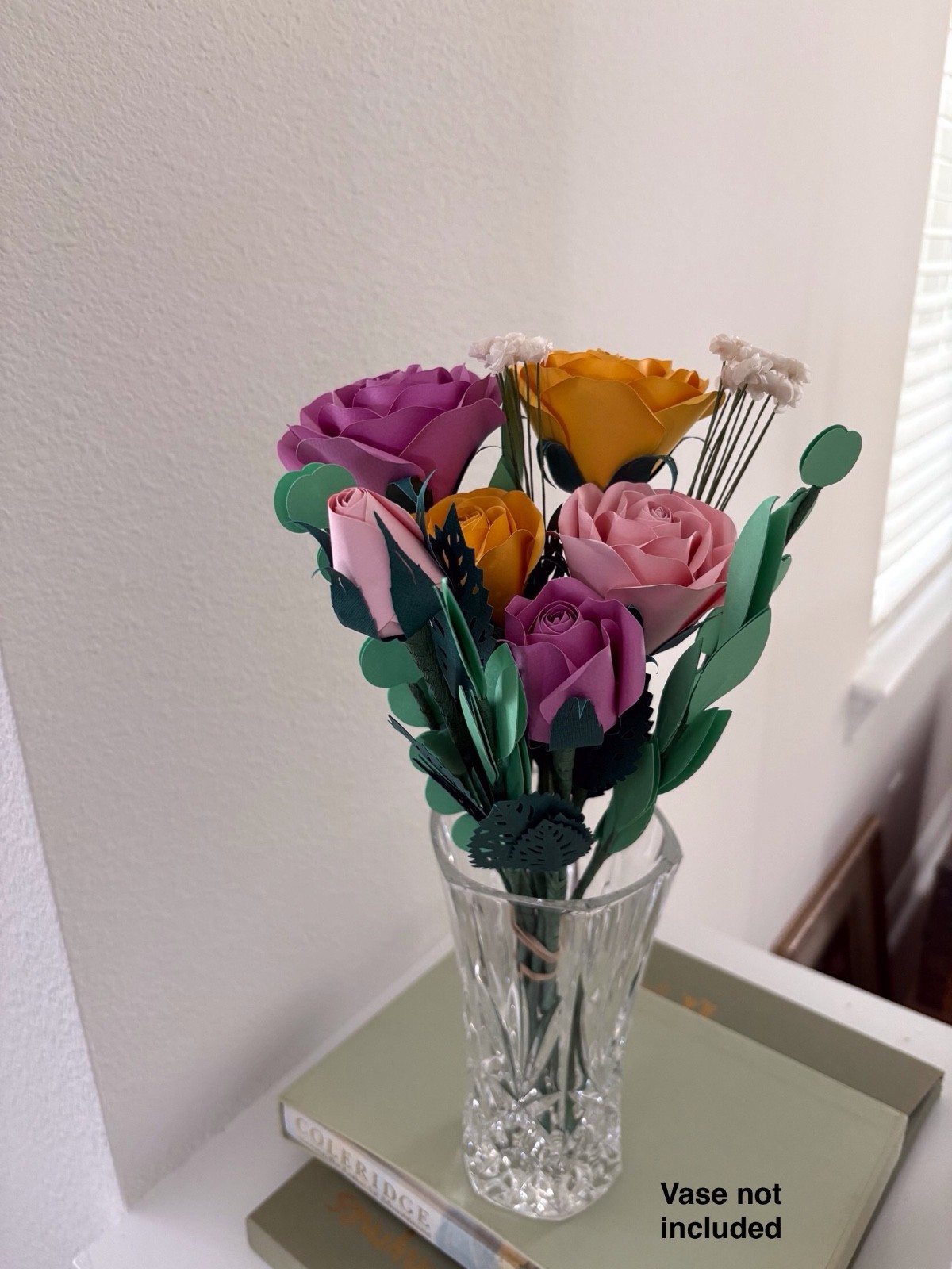 lovepop handcrafted paper rose flower arrangement