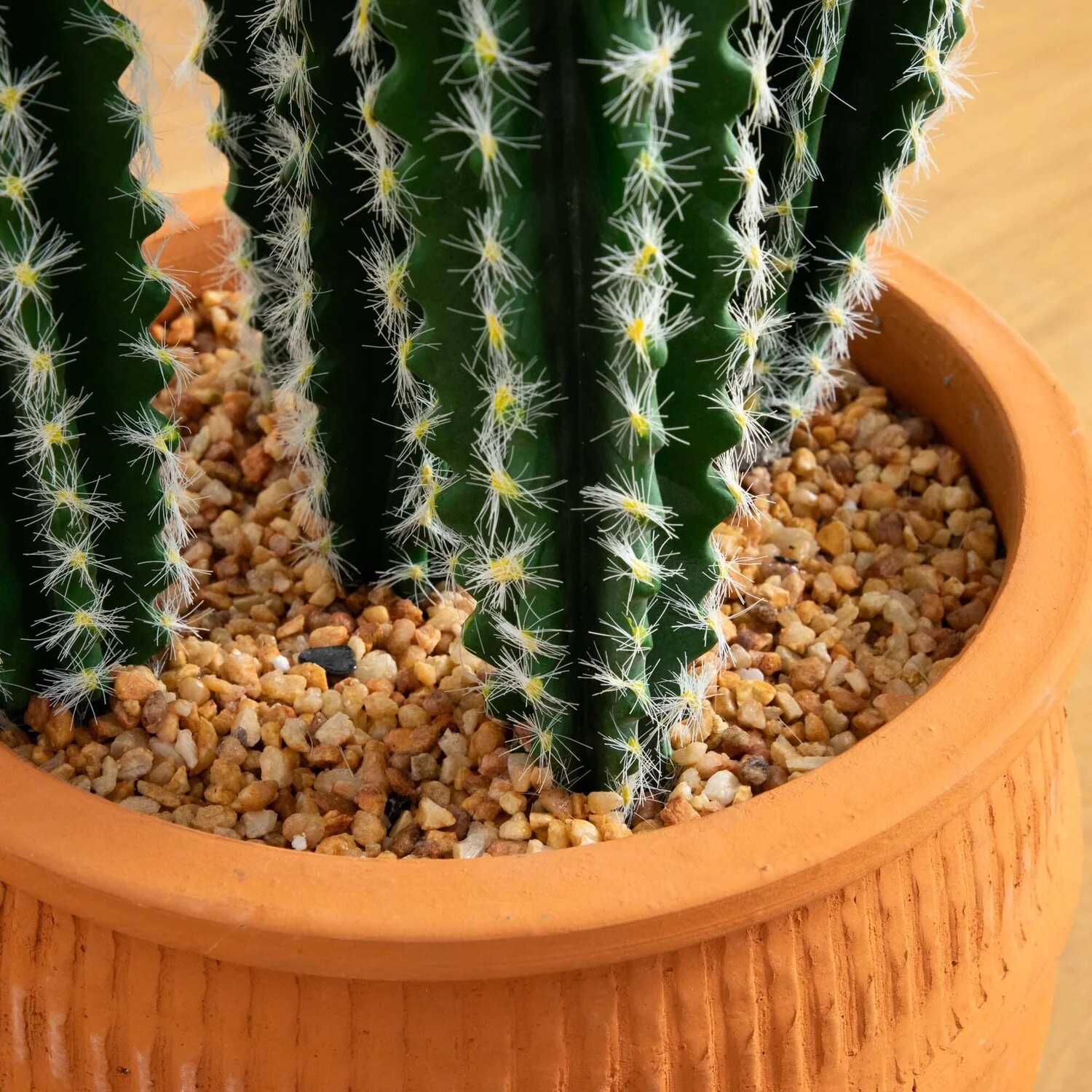 41” Artificial Cactus in Terracotta Planter Home Decor. Retail $134