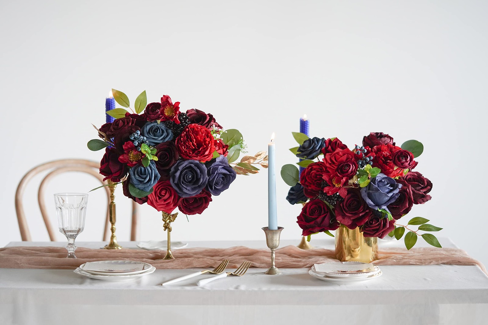Artificial Flowers Wedding Flowers Combo for Silk Fake Flowers Roses for DIY …