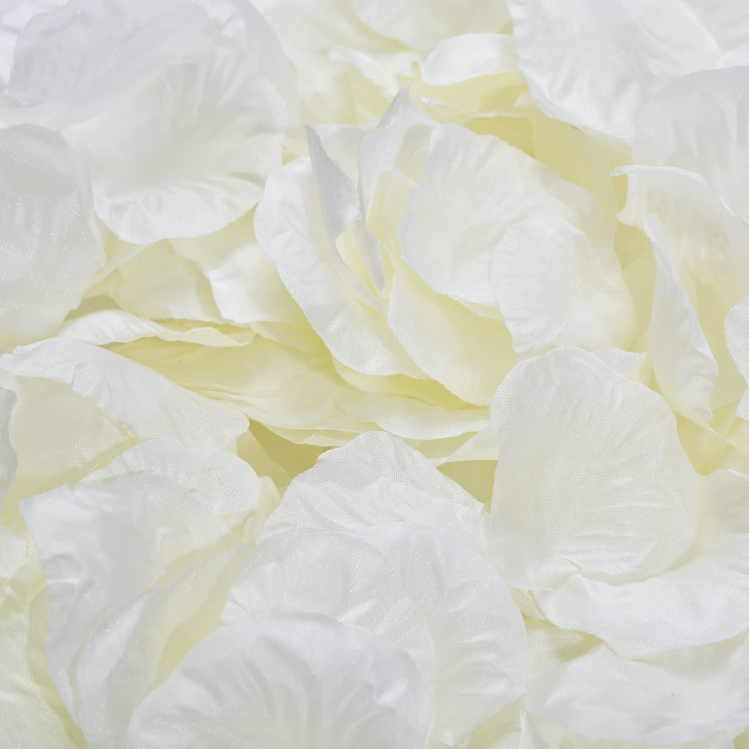 CODE FLORIST 2200 PCS Silk Flower Rose Petals for Wedding Decorations (Ivory)