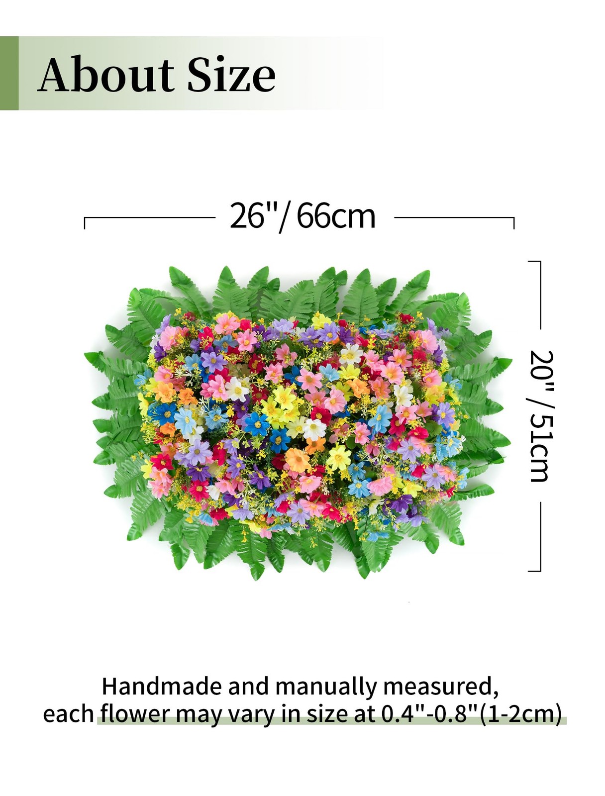 Headstone Flower Saddle Decorations: Spring Cemetery Flowers for Grave Easter…