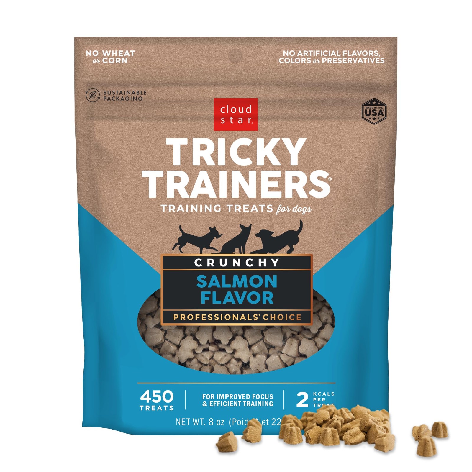 Tricky Trainers Crunchy Dog Training Treats 8 8 Ounce (Pack of 1)