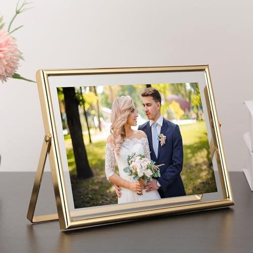 7×5″ Floating Frame(Horizontal) 2pack 7x5Inch(Horizontal) For 6x4Inch 2PK Gold