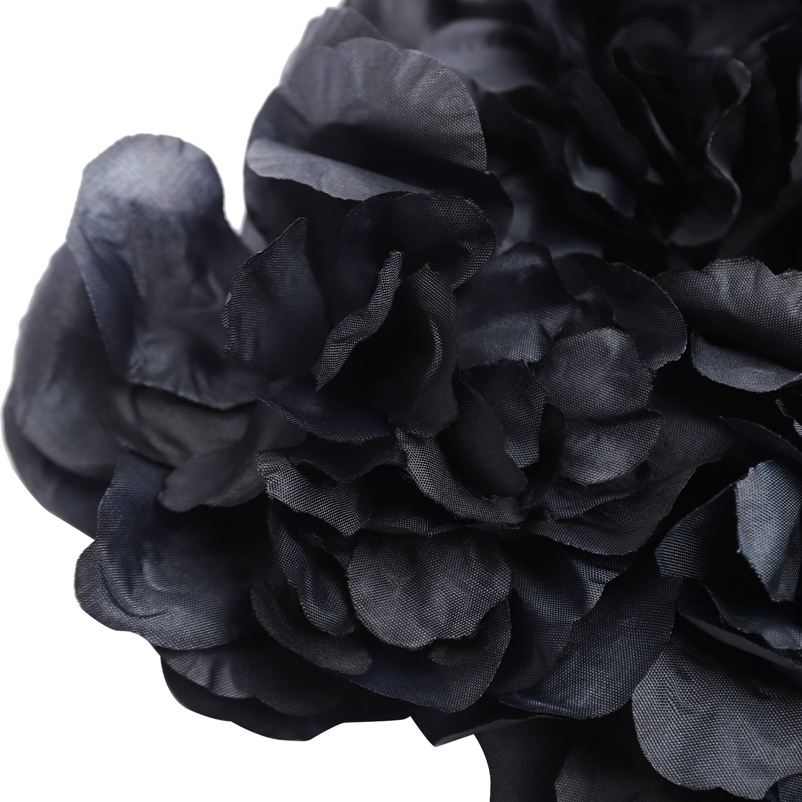 6 PCS Black Gothic Style Flowers Wall Panels Artificial Floral Wedding Decor NEW