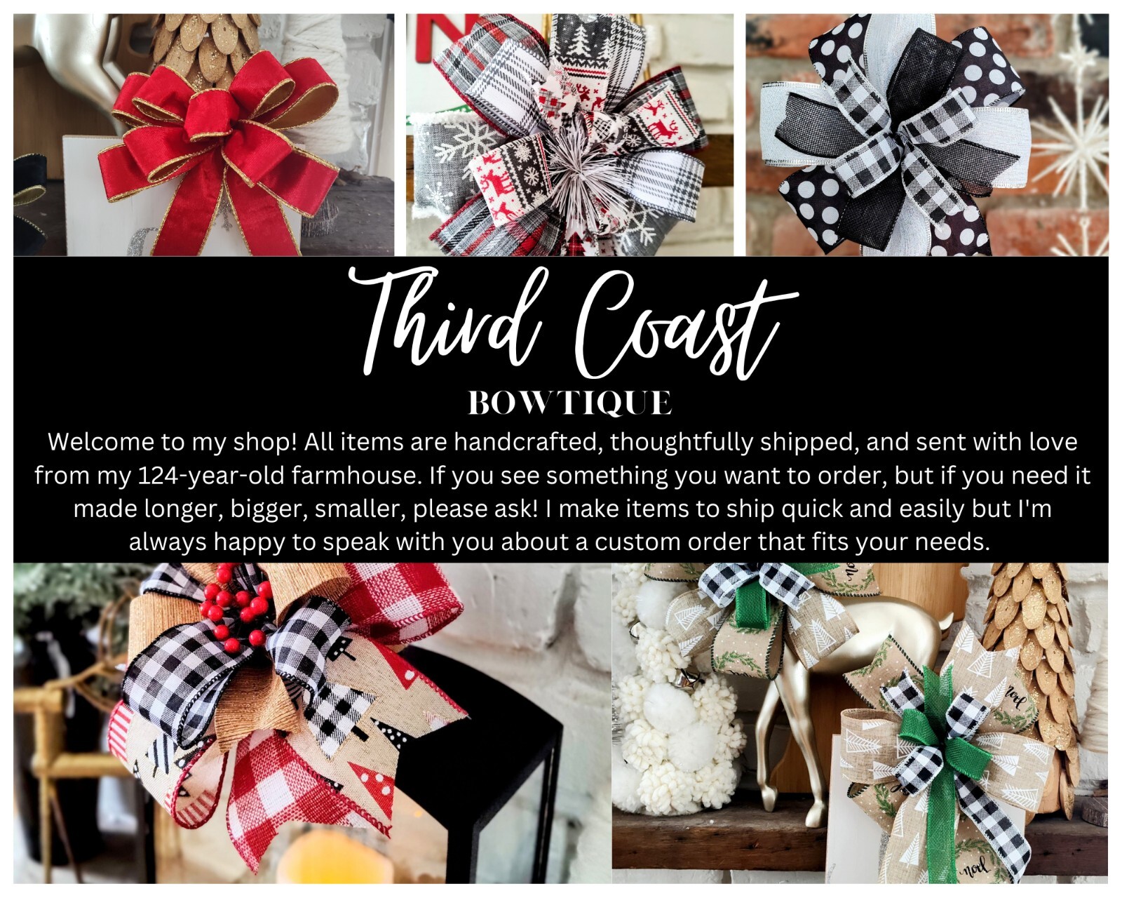 8×8 Grinch Inspired Wreath Bow, Lantern Bow, Door Hanger Bow, Swag or Mantle Bow