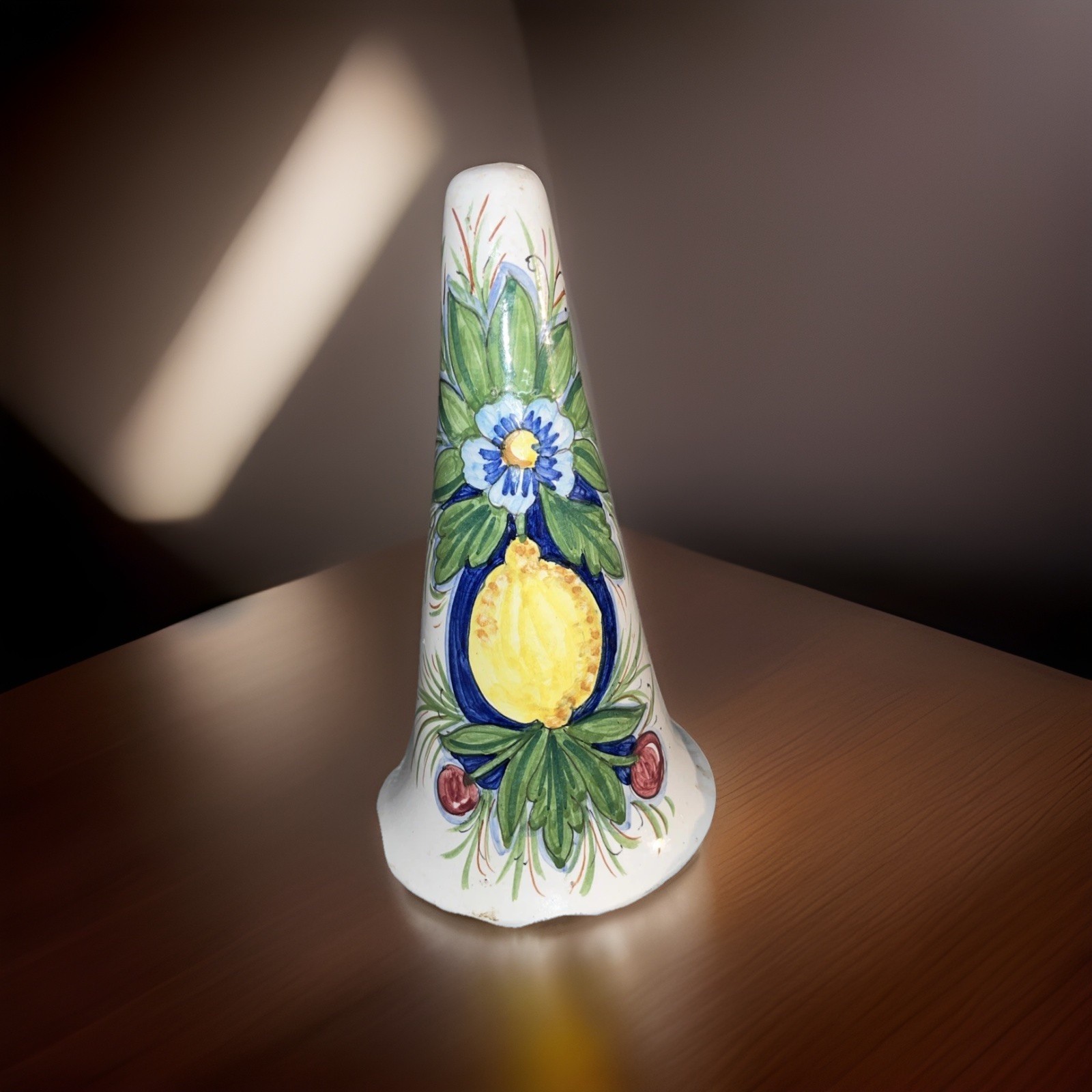 Ultra Rear Italian Handcrafted And Painted topiary cone Decoration Antique ￼￼