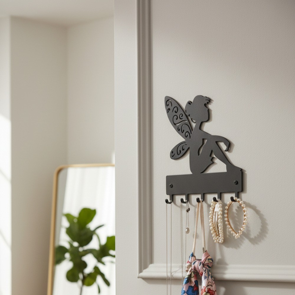 Metal Elf Wall Key Hangers – Multi-Purpose Coat Bag Hook Iron Home Organizer