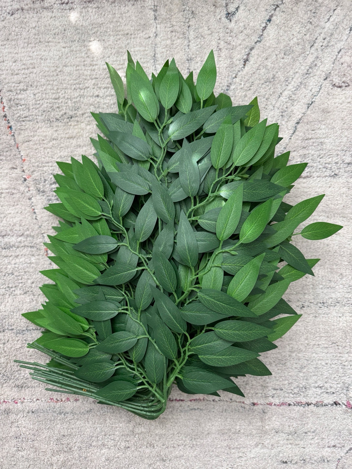 Faux Italian Ruscus Stem 23 Inches Lot of 26